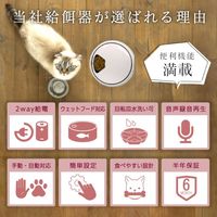 ベスト・アンサー 給餌器 新4回分 ホワイト pet-028wh 1台（直送品）
