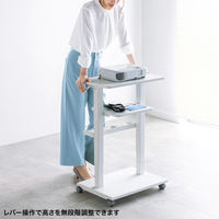 サンワサプライ プロジェクター台 ガス圧昇降 幅550×奥行400×高さ680～1050mm PR-18 1台（直送品）