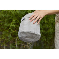 【園芸用品】 アイリスオーヤマ テキスタイルプランター ラウンド グレージュ TXP-R25H 1個