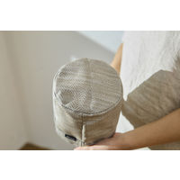 【園芸用品】 アイリスオーヤマ テキスタイルプランター ラウンド グレージュ TXP-R15H 1個