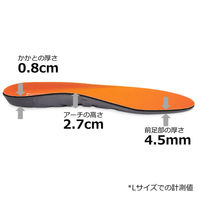 SOFSOLE(ソフソール) インソール アスリートL 26.5ー28cm 226424 1セット（直送品）