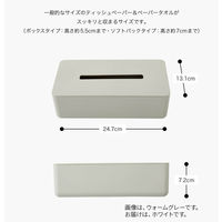 サラサドットコム b2cティッシュボックス ティッシュケース バイオプラスチック ホワイト tic0010wh 1個