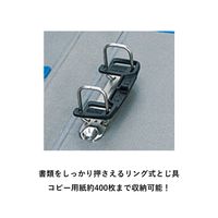 キングジム リングファイル プレスロックファイル A4タテ 背幅60mm 1671 1セット（1冊×10）