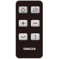 YAMAZEN 23cm DCサーキュレーター 上下・左右首振り リモコン式 風量8段階 YAR-AD238(WB) 1台