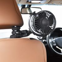 TOPLAND 9cm コンパクトファン ホーム&カー 3電源対応 風量3段階 設置アーム SF-DF28 BK 1台