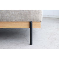 【軒先渡し】東馬 ハウタソファ 2.5人掛 幅1820mm ベージュ 54683780 1脚（直送品）