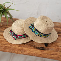 ソルグラ チロリアン麦わら帽子 Mサイズ イエロー 1個 犬用 アルクロース