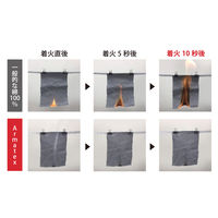 【防災】日光物産 防炎タオル 防炎加工綿 吸水性抜群 33×90cm 1個