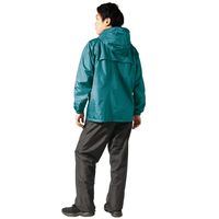 【レインウェア】 Makku（マック） デイリーレインスーツ 上下セット 合羽（カッパ） ターコイズ M AS-5120 1着