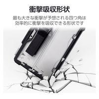 エレコム Surface Go 2、3、4用ハイブリッドケース/衝撃吸収/スタンド&キーボード保護 TB-MSG23HVKFBK 1個