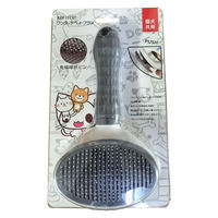 ウィキャン ワンタッチペットブラシ グレー WJ-9167 1箱(10個入)（直送品）