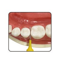 デイリー 歯間ブラシ I字型 キャップ付 携帯用 S 細い 20本入 1セット（1個×10）エビス