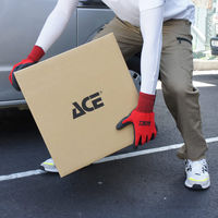 小野商事 天然ゴム背抜き手袋 アールフォース Lサイズ AG7810 AG7810-10P-L 1組(10双入)