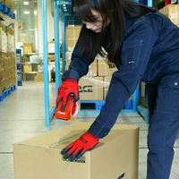 小野商事 天然ゴム背抜き手袋 アールフォース 女性用Sサイズ AG7810 AG7810-10P-S 1組(10双入)