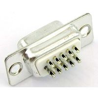 共立電子産業 ハイデンシティDーsubコネクタ プラグ 15pin 5個入 65-8879-35 1パック(5個)（直送品）