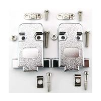 共立電子産業 Dーsubカバー ミリネジ 9pin 銀 5個入 65-8879-48 1パック(5個)（直送品）