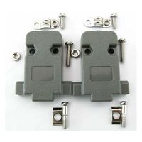 共立電子産業 Dーsubカバー インチネジ 9pin 灰 5個入 65-8879-49 1パック(5個)（直送品）