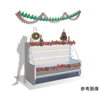 アズワン 北欧風ペーパーハニカムクリスマスガーランド 360cm グリーン 65-8117-94 1セット（直送品）