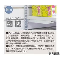 アズワン オプション エンドパネル リスタプラス中央両面タイプ用 ダークブラウン 65-8769-11 1台（直送品）