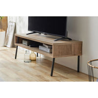 アイリスオーヤマ アイアンウッドAVボード ブラック/アッシュブラウン IWAB-1000R 1台