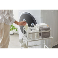 アイリスオーヤマ ランドリーバスケットワゴン2段 ホワイト LBW-452 1台