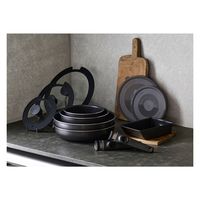 アイリスオーヤマ フライパン セット TERACOAT ガス火対応 取っ手が取れる 12点セット EHDC-T12S グレイッシュブラウン（直送品）