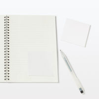 無印良品 全面のり付箋紙 75×75 白 30枚 1セット（3個） 良品計画