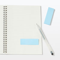 無印良品 付箋紙 75×25 青 100枚 1セット（10個） 良品計画