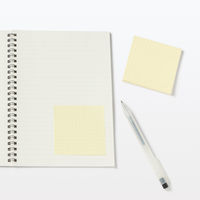 無印良品 5mm方眼付箋紙 75×75 黄色 50枚 1セット（3個） 良品計画