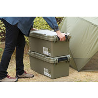 アイリスオーヤマ TRAILBOX 800幅 頑丈ボックス カーキ TRB-800 1セット（4個）