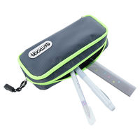 サンスター文具 Wファスナー ペンケース OUTDOOR アウトドア リップストップ グレー S1427296 1個