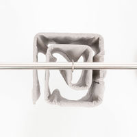 武田コーポレーション ステンレスくるくるハンガー スクエア STKR2-35SQ 1箱(24個入)（直送品）