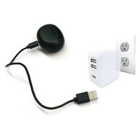 エアージェイ Bluetooth完全ワイヤレスイヤホン EggPods BK ABT-AP8 1個組