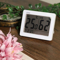 ノア精密 MAG温度湿度計 スカイ TH-109 WH-Z 1個（わけあり品）