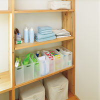 JEJアステージ ストレーショナリー ワイドボックス クリア 1個