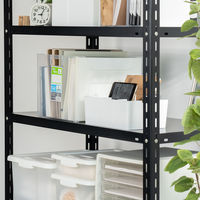 JEJアステージ ファイルボックスL クリア 1セット(3個)