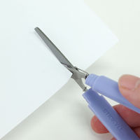 サンスター文具 スティッキール はさみ バイオレット×ペールピンク S3717470 1本