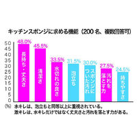 アイセン スポンジ 激キレキッチンスポンジ KD001 338583 1個