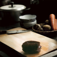 亀の子束子 棕櫚たわし 極メ（きわめ）No.3 スリムで持ちやすい タワシ 1個 亀の子束子西尾商店