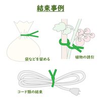 【ビニタイ】 共和 PVC園芸用ビニタイ ハンディカッター付 オリーブドラブ（コチョウラン用） QC-038-109 1巻