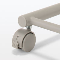 無印良品 スチールパイプハンガーラック ウォームグレー ワイド 良品計画