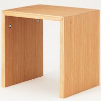 無印良品 コの字の家具 積層合板 オーク材 幅35cm 幅35×奥行30×高さ35cm 良品計画