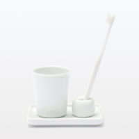 無印良品 白磁洗面コップ 約直径6.8×高さ8cm 良品計画