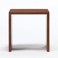 無印良品 コの字の家具 積層合板 ウォールナット材 幅35cm 幅35×奥行30×高さ35cm 良品計画