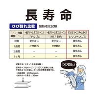 トヨックス スチーム・高温水用 トヨシリコーンスチームホース 内径15.9mm×外径24mm 長さ5m TSISTM-15-5 1本（直送品）