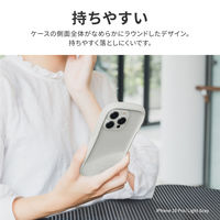 MSソリューションズ iPhone 15 Pro Max 耐傷・耐衝撃ハイブリッドケース LN-IL23VMFLGY 1個