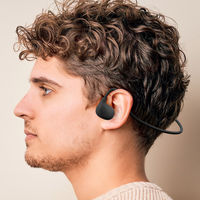 PGA オープンイヤー ワイヤレス ステレオイヤホン ブラック PG-BTE16AR1BK 1個