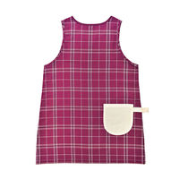 セントレディス ムーミンエプロン チェックボルドー ST-IM0054 1枚（直送品）