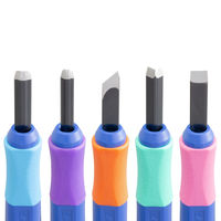 サクラクレパス サクラグリップ はんが彫刻刀A アソート EHT-5A 1セット（5本入）