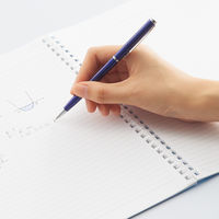 リヒトラブ CUBE FIZZ ソフティツイストノート（リングノート） セミB5 B罫6mm ブルー（青） N2608-8 2冊